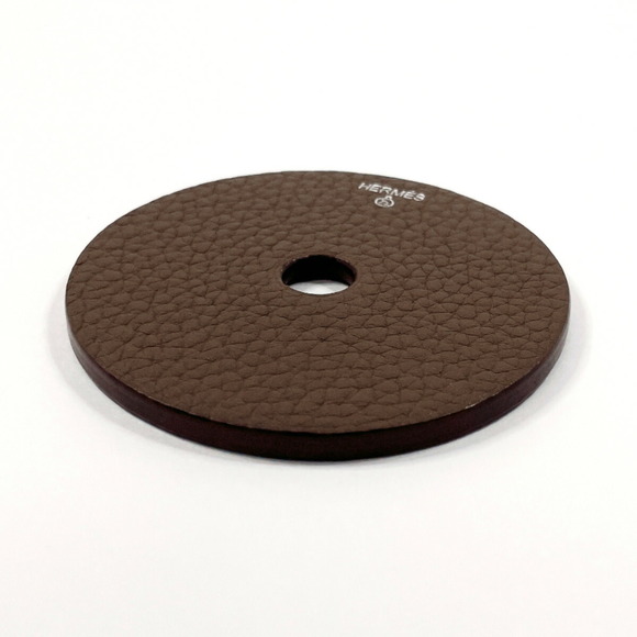 HERMES Petit h Charm Taurillon Clemence Brown Women's - Picture 4 of 5